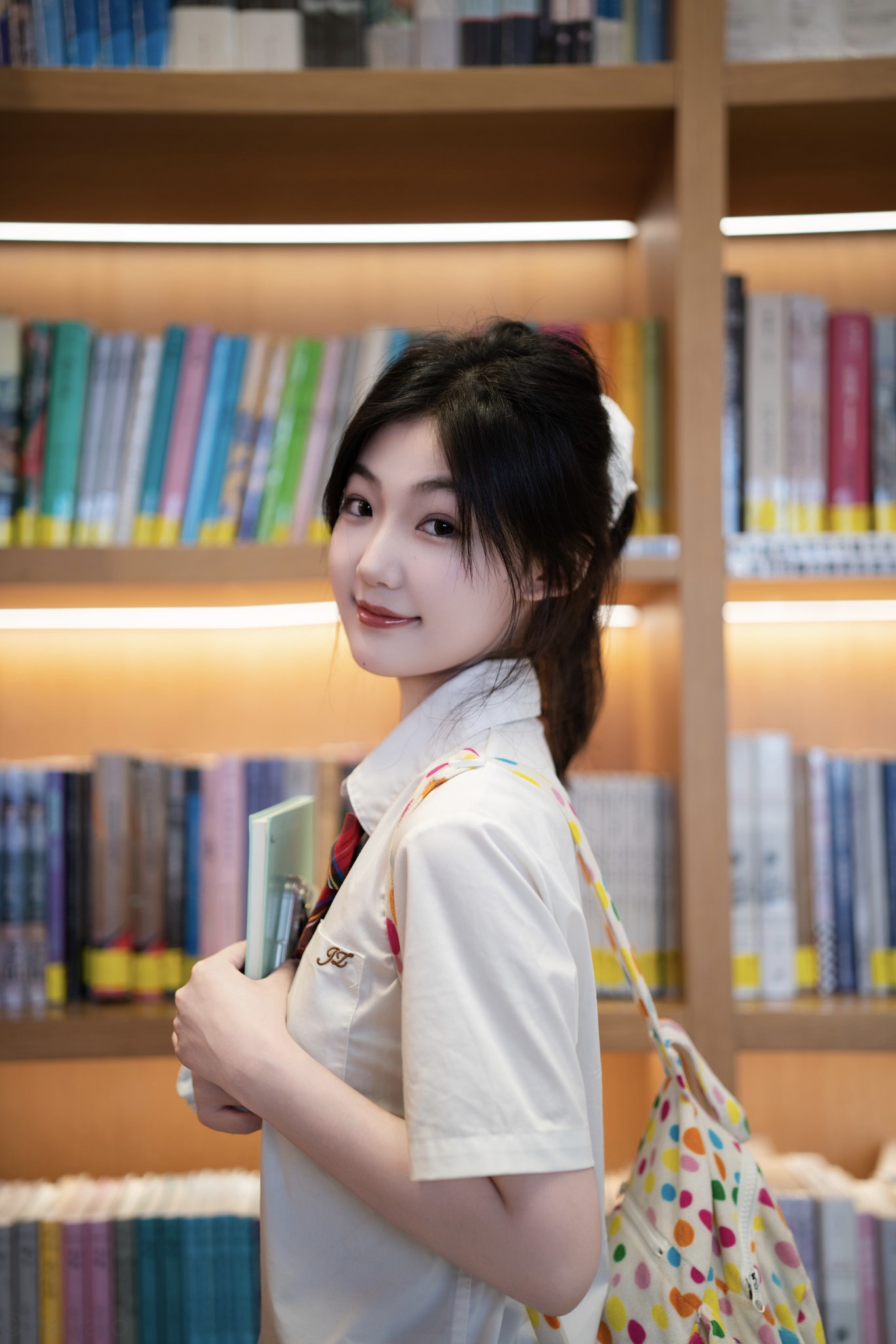 图书馆人像
