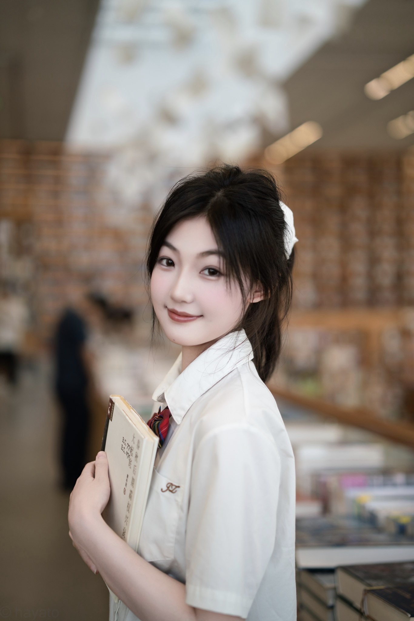 图书馆人像