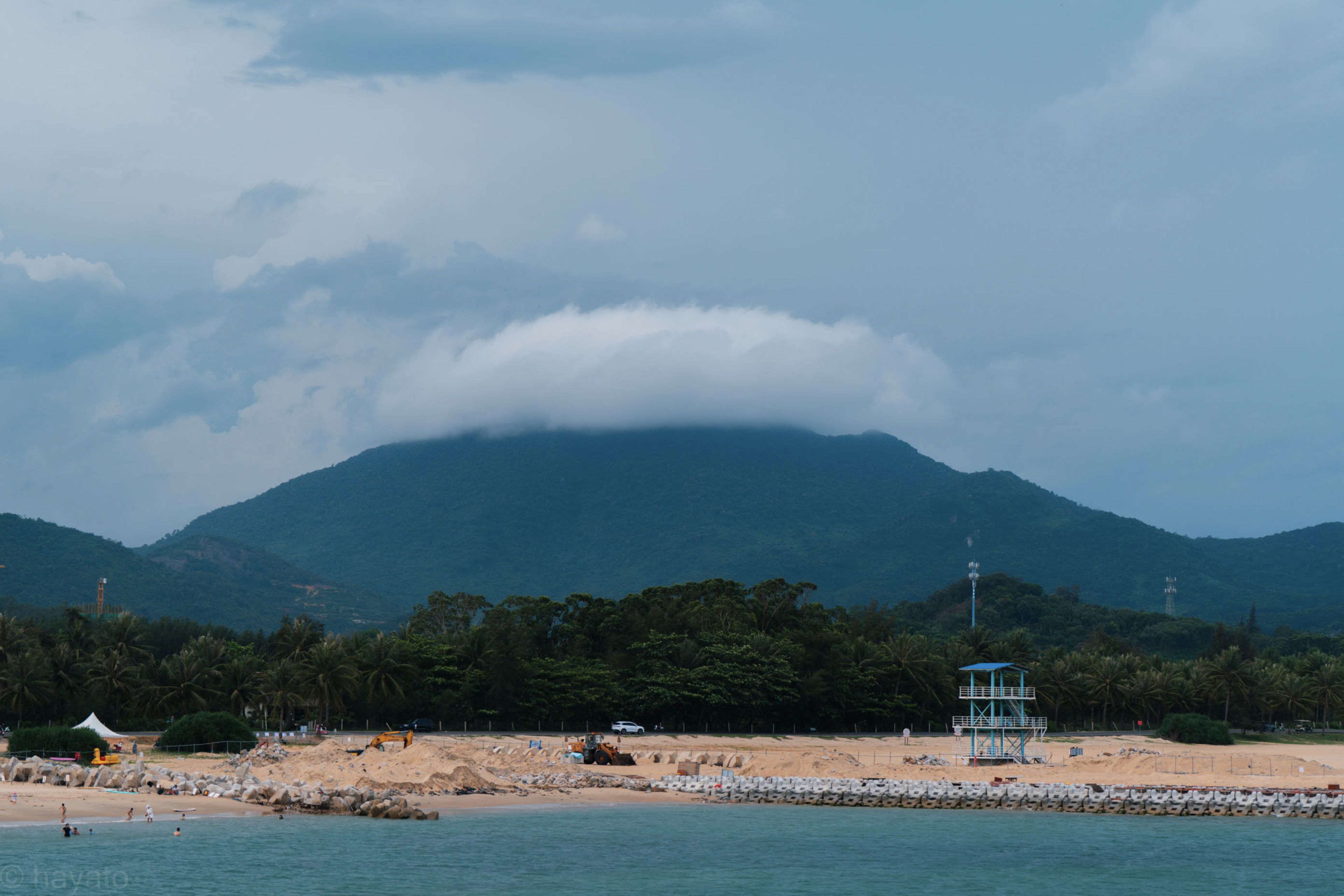 海南日月湾沙滩